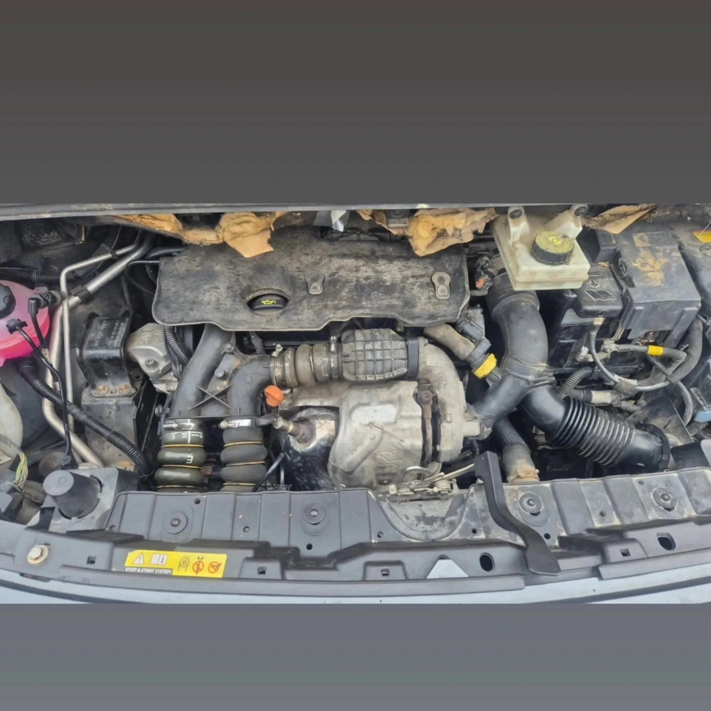 Dizel motor pre zamene delova